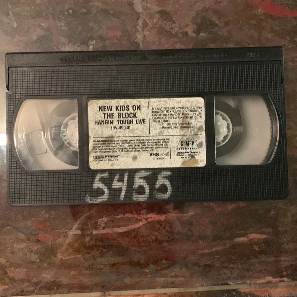 New Kids On The Block VHS